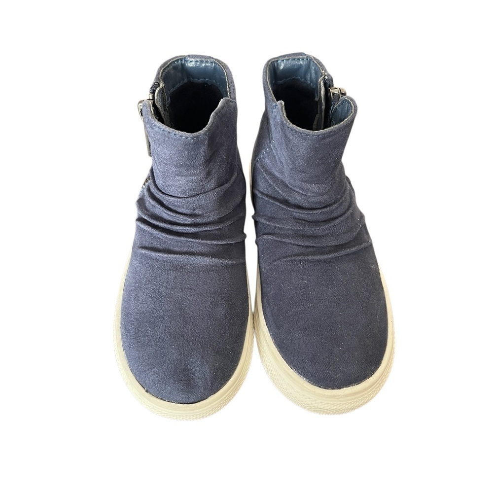 NWOT Nina Amanda Microsuede Blue Ankle Boots/Shoes-Size 9